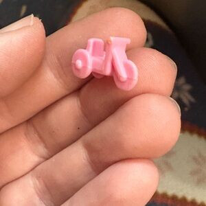 Vintage Bluebird Polly Pocket Replacement Baby Accessory Tricycle Trike Pink